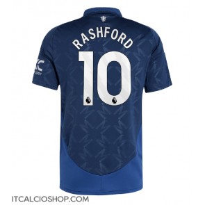 Manchester United Marcus Rashford #10 Seconda Maglia 2024-25 Manica Corta